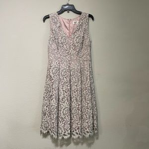 Eliza J Lace Midi Dress